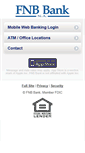Mobile Screenshot of fnbbank.com